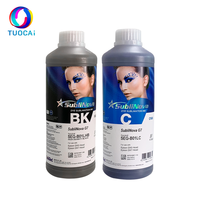 Tinta Sublimasi Berkualitas Tinggi untuk Pencetakan Kaos dengan Head Dx4 Dx5 Dx7 Korea Inktec Sublinova Ink 1000ml