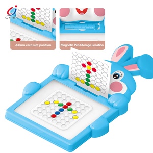 Chengji montessori jouet de voyage éducatif doodle stylo perles magnétique <span class=keywords><strong>magpad</strong></span> dot planche à dessin magnétique pour enfants - Product Image 4
