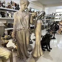 Statue en résine de la déesse grecque Hécate, personnalisable pour hôtel, jardin, collection de pelouse, figurine artistique en résine de femme debout