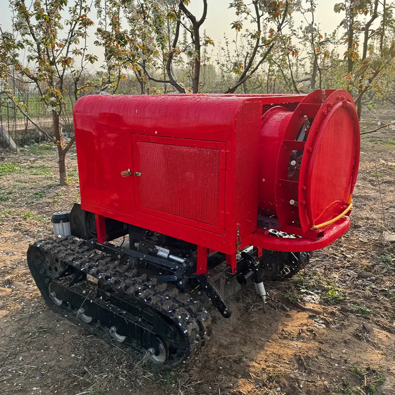 Çin'de yapılan paletli özelleştirilmiş ekin püskürteci All-In-one uzaktan kumanda çim biçme makinesi