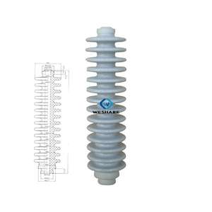 Aislador de buje personalizado de alta resistencia dieléctrica 33kv 17kv para transformador - Product Image 4