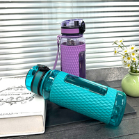 CAMAZ 750ml Bouteille d'eau en plastique à hydrogène alcalin Filtre de sport portable en plein air Cruche d'eau pour usage domestique