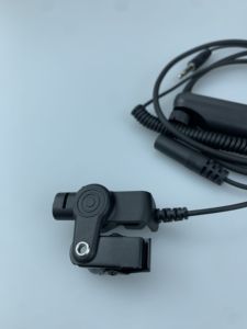 Micro-casque PTT à clip pour conduit d'<span class=keywords><strong>air</strong></span>, accessoires pour talkie-walkie Hytera HYT HP780 HP782 HP785 HP788 HP685 HP686 - Product Image 4