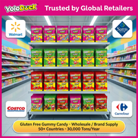 Bonbons Halal Yoloduck Trade Assurance en vrac, bonbons gélifiés éclatants, meilleurs bonbons pour les fournitures de fête de remise des diplômes
