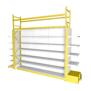 Sou Mi Ka Supermarket <b>Shelves</b> Heavy Duty Solid <b>Shelf</b> Structure Warehouse Retail Use - Product Image 1