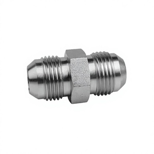 Flare-Rohrverschraubungen, männlicher Anschluss, Edelstahl, glatt, 37-Grad-Schmiedetechnik, NPT BSPP/BSPT Gewinde, Sechskantkopf, <span class=keywords><strong>ROKE</strong></span> - Product Image 4