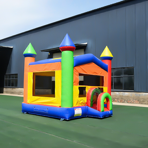 Château gonflable commercial personnalisé pour enfants, coloré, pour location événementielle - Product Image 2