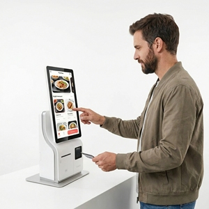 Kiosco con Escáner de Código QR de Pantalla Táctil Inteligente Personalizado OEM de 15.6 Pulgadas con SDK, Cámara de 8MP y Carcasa Metálica - Product Image 1