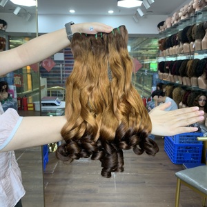 Extensiones de Cabello Elásticas SDD, Rizadas y Voluminosas, de 10 a 24 Pulgadas, en Existencia, Cinco Colores a Elegir, 100% Cabello Humano - Product Image 5