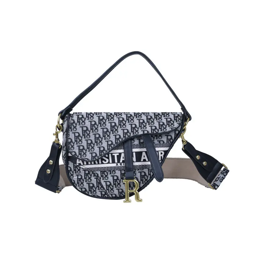 Bandoleras Unisex de moda, bolso cruzado de diseñador con patrón de letras, de lujo, para hombres y mujeres
