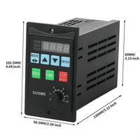 Mini VFD économique monophasé 220V vers triphasé, puissance 0,75KW 1HP pour moteur AC, convertisseur de fréquence, onduleur