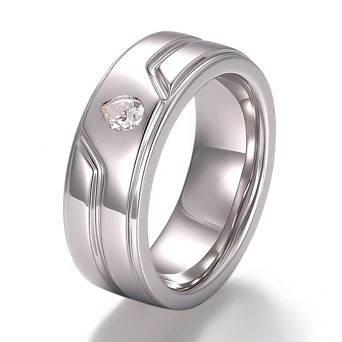 แหวนมอยซาไนต์ทองแท้ 18K