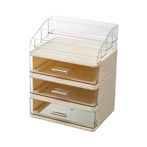 Drawer Style Cosmetic Storage <b>Box</b> With Drawers For <b>Makeup</b> And Skincare Products Desktop Organizer Compartmentalized Rack - Product Image 3