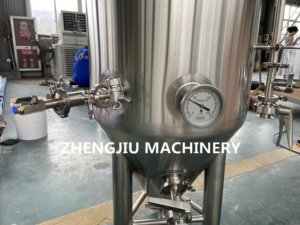 Best Seller 304 acciaio inox conico rivestito Unitank fermentatore 100L attrezzature birreria per la produzione di birra Alcohol 5000L - Product Image 4