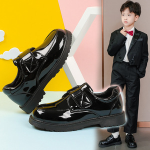 Boys British Style Leather <b>Shoes</b> 2026 New Spring Autumn Black <b>Soft</b> Sole Kids School Uniform <b>Shoes</b> For Primary Students - Product Image 5