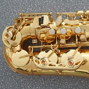 Aiersi Brand Gold Lacquer Saxophone Alto Mib Matériel en laiton <span class=keywords><strong>Sax</strong></span> Alto Instrument de musique à vent Logo personnalisé Bonne qualité au son - Product Image 3