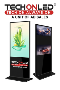 T Type Shaped 43" LCD Freestanding Digital Kiosk for Retail Stores IP65 Rating Easy Content Scheduling & Animation - Product Image 5