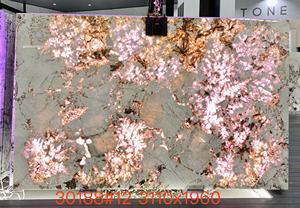 אבן קוורציט אלפינוס טבעית מברזיל, לוח פופולרי בצבע בז', לריצוף פנים מלוטש, משטח מטבח, רקע לחדר אמבטיה - Product Image 4