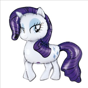 Dessin animé <span class=keywords><strong>petit</strong></span> <span class=keywords><strong>poney</strong></span> aluminium Film ballon fête d'anniversaire pour enfants décoration scène Arrangement - Product Image 3