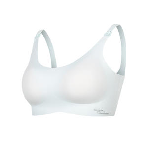 <span class=keywords><strong>Reggiseno</strong></span> Premaman Primavera Estate in Tessuto Leggero con Logo, Senza Ferretto, Spalline Convertibili, Comodo Intimo per <span class=keywords><strong>Allattamento</strong></span> - Product Image 5