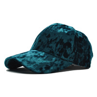 Nouvelle casquette de Baseball en velours doré unisexe automne et hiver mode décontracté chapeau à bord incurvé Hip Hop casquette Bob