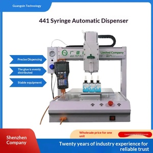 Machine de distribution entièrement automatique de seringues 441 pour colles UV silicone AB thermofusibles avec garantie de 1 an - Product Image 5