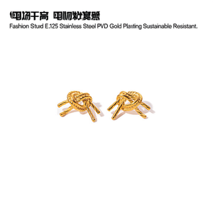 Pendientes de Moda con Cristales, Acero Inoxidable 316L, Baño de Oro PVD, Resistentes y Sostenibles - Product Image 2