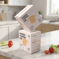 Vente en gros d'emballages écologiques de la marque JIAHE, boîte en carton blanc pliable de petite taille avec logo personnalisé