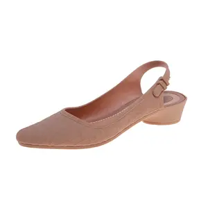 Sexy a punta slip on pvc scarpe da donna sandali da donna con tacco quadrato sandali da donna con plateau per il commercio all'ingrosso.