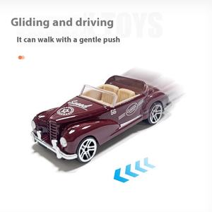 LASIVE TOYS Modellino <span class=keywords><strong>Auto</strong></span> Classica Vintage <span class=keywords><strong>in</strong></span> Scala 1:64, Giocattolo Scorrevole <span class=keywords><strong>in</strong></span> Plastica Resistente ai Bambini, <span class=keywords><strong>Regalo</strong></span> da Collezione, <span class=keywords><strong>Auto</strong></span> Retrò <span class=keywords><strong>in</strong></span> Lega - Product Image 6