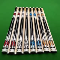 Harga Grosir Promo Terbaik Tongkat Biliar Berkualitas Tinggi Maple Shaft 13 Tip 1/2 Joint  Tongkat Pool Cue Stick Billar