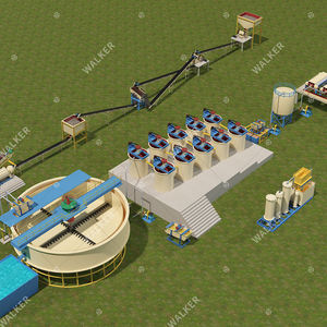 Layout completo 5TPH Gold CIP <span class=keywords><strong>Plant</strong></span> 120 tonnellate al giorno Rock Gold sistema di lisciviazione del cianuro - Product Image 1