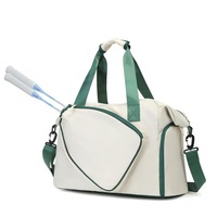 Sac de sport pour pickleball, sac à bandoulière de grande capacité, sac pour raquette de badminton, compartiment à chaussures indépendant, étanche