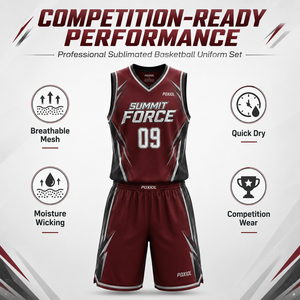 Tenues de <span class=keywords><strong>basketball</strong></span> personnalisées sublimées respirantes pour équipes : maillots et shorts de compétition DriFit pour tournois - Product Image 2