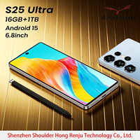 Smartphone 5G S25 Ultra 2026 Dernière Génération 16 Go + 1 To, 108 MP, Android 15, Écran Plein, Version Globale, Deca Core, Expédition Rapide