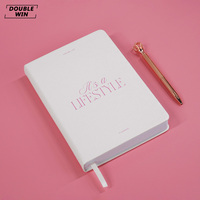 Agenda Personalizada 2026 2027 A5, Tapa Dura de Cuero PU, Agenda Anual, Planificador Diario