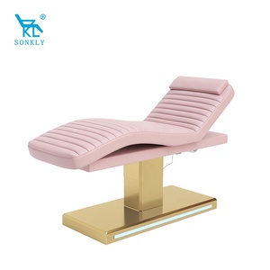 SONKLY Cama de pestañas de lujo Muebles de salón de belleza Silla de belleza eléctrica Cama de mesa de masaje facial - Product Image 6