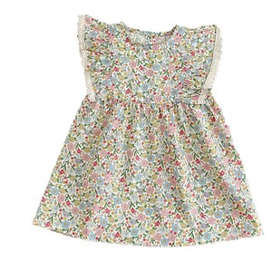 Robe d'été 2026 pour bébés filles, style coréen, motif floral, tenue assortie pour sœurs - Product Image 5