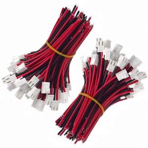 Doppel-Einzelkopf-Kabel VH3.96mm 2P Verbindungskabel 2-poliges Anschlusskabel 0,75 Quadrat 18AWG Schwarz Rot 22AWG Automobil IP66 Verzinnt - Product Image 4