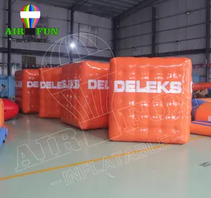 AIRFUN Airtight Customized Size Inflatable Cube Balloon / Inflatable Advertising Cube Dice For Sale