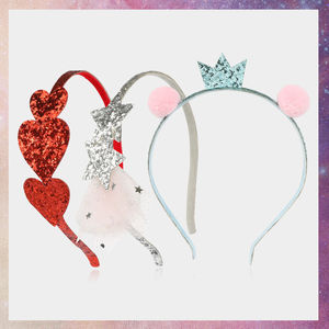 Kids Plastic Headband Children Head <strong>Bands</strong> <strong>Hair</strong> Accessories Girls Red Glitter <strong>Alice</strong> <strong>Band</strong> Headband <strong>Hair</strong> <strong>Bands</strong> for Girls Kids - Product Image 6