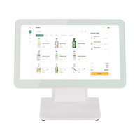 Terminal de point de vente Windows tout-en-un à écran tactile de 15,6 pouces, prix d'usine, pour café et boutique
