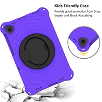 Casing Lenovo M10 Plus, sarung HP busa EVA anak anti syok, pegangan dudukan Tablet untuk Lenovo M10 Plus 10.3 X606 tali bahu bisa disesuaikan