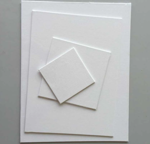280g popolare moderna di alta qualità in bianco della tela di canapa pannello di arte pre strethced tela per vernice per l'artista e i principianti pittura - Product Image 5
