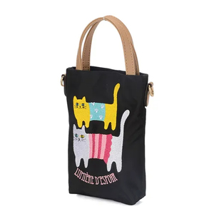 Bolso de mano tejido para mujer, diseño de dibujos animados, mini bolso de mensajero, bolso de ganchillo - Product Image 4