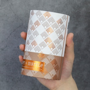 Cylinder Packaging Hot Stamping Luxury Custom Metal Lid Cylinder Packaging Tea Oats Food Grade Paper Tube Coffee