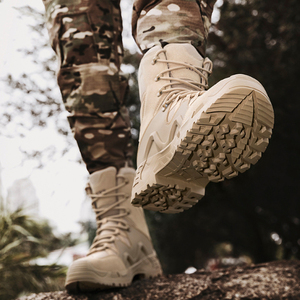 DFT1021 AS33 outdoor hunting working Tactical Beige <b>Boots</b> Nylon Waterproof Outdoor All Seasons High Top <b>Hiking</b> <b>Boots</b> - Product Image 5
