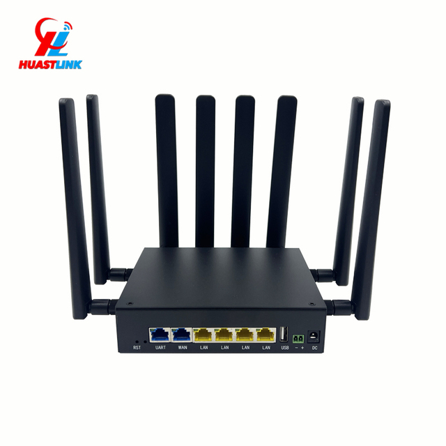 OpenWRT MT7981B Gigabit Port WiFi6 3000Mbps 4G 5G Dual SIM Wired Firewall WEP Home VPN Router with Console Port
