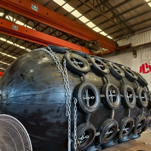 Fender pneumatique en caoutchouc pour accostage maritime, haute élasticité, absorption des chocs, durable, diamètre 0,5-4,5 m, noir, certifié ISO9001 - Product Image 3