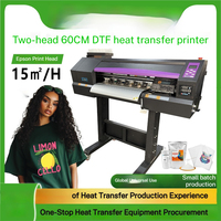 60cm Hochleistungs-DTF-Transferdrucker Automatischer Pulverschüttler Pigmenttinte für Flexmaterial Neue Fortschrittliche Textillösung